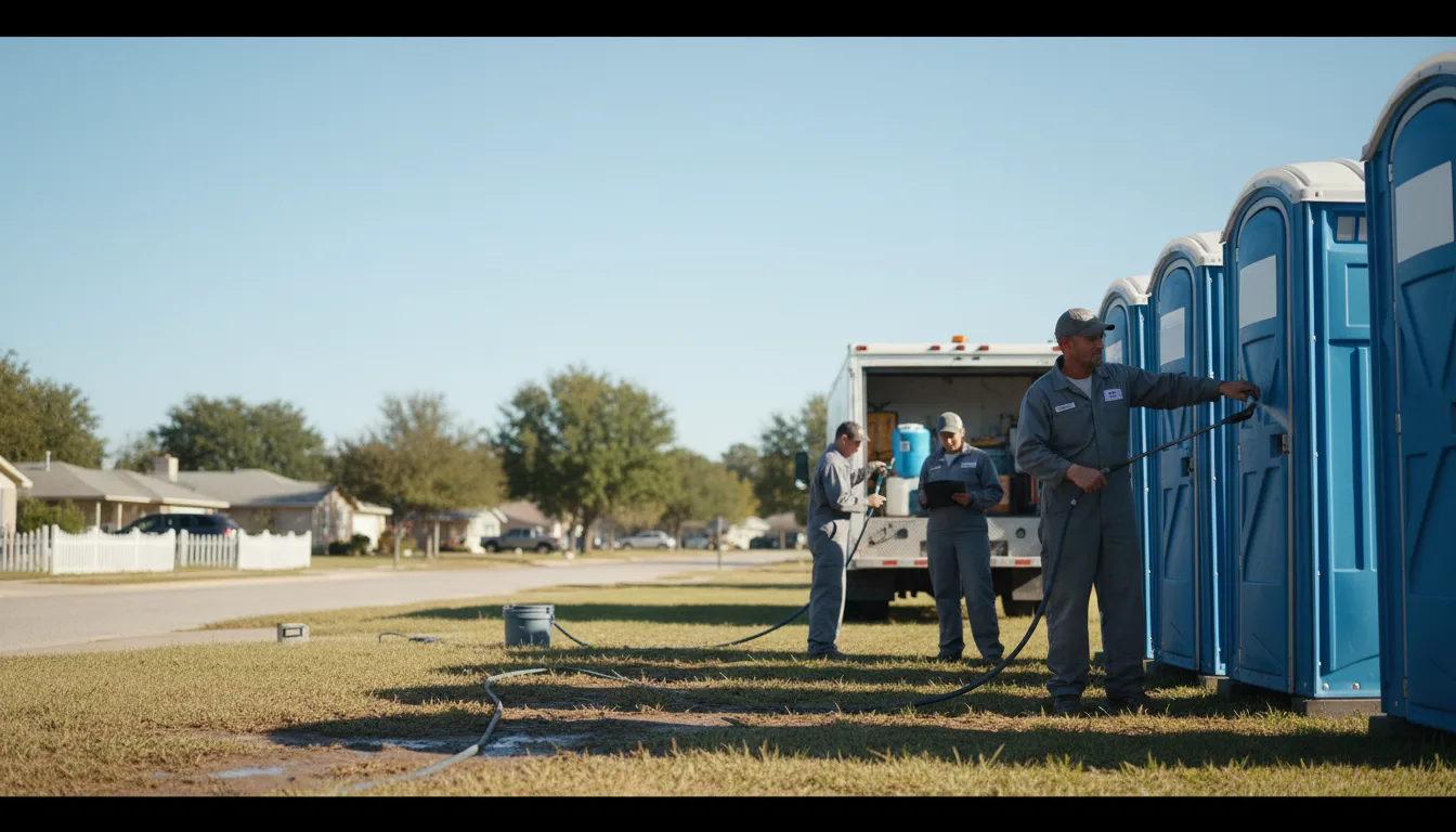 Long-Term Portable Toilet Rental in Cowden, IL near me